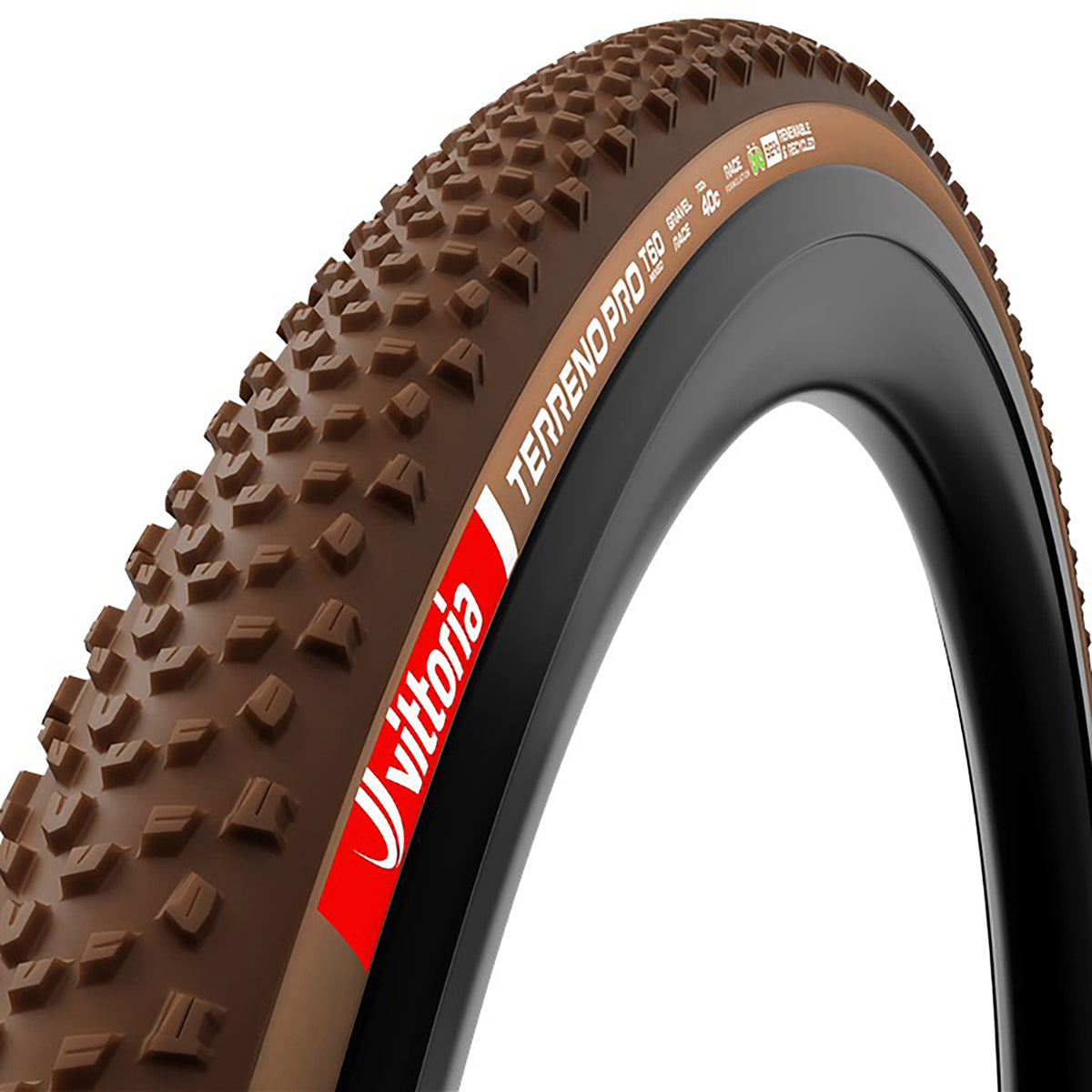 Cubierta Vittoria Gravel Terreno Pro T60 TLR ECO MarrĂłn
