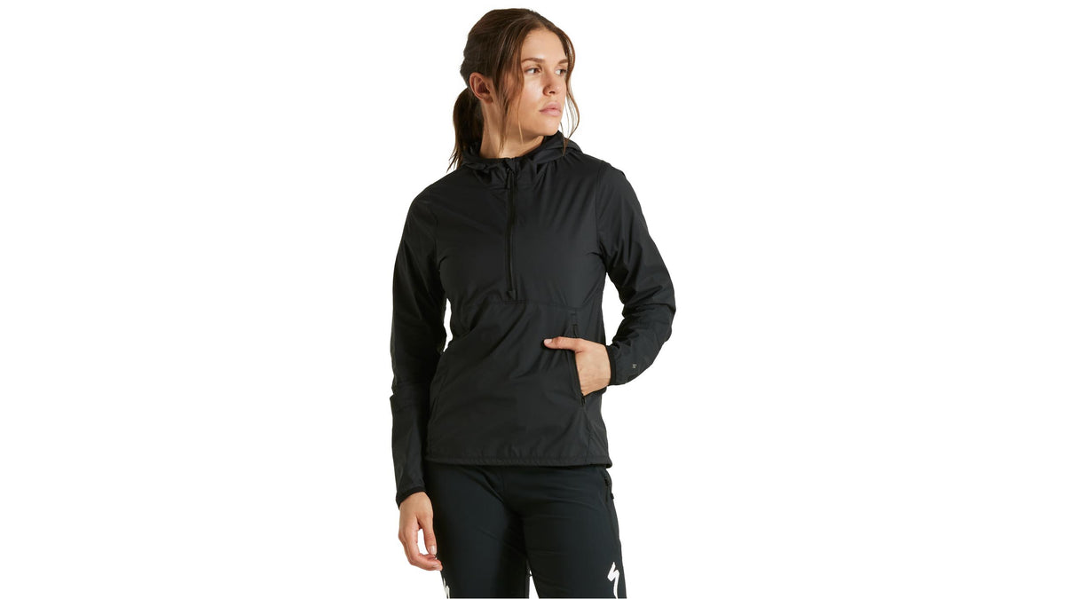 Trail Chaqueta Viento Specialized Mujer Negro