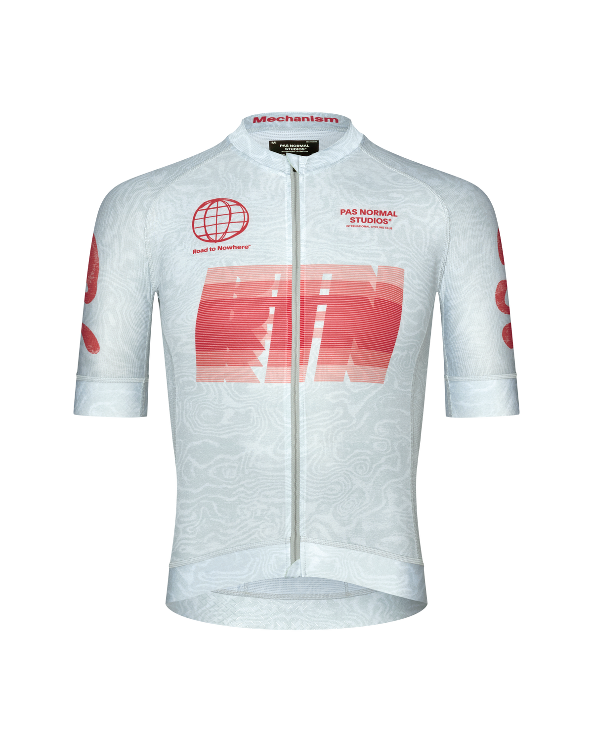 Maillot Manga Corta Pas Normal Studios Mechanism Logo Hombre AOP RTN Light Aqua