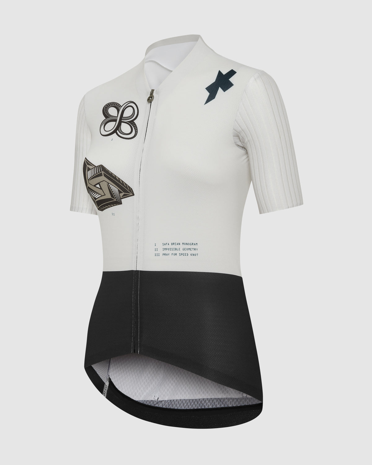 Maillot Manga Corta Assos Dyora RS S11 X Safa Brian Mujer Almond Milk #6