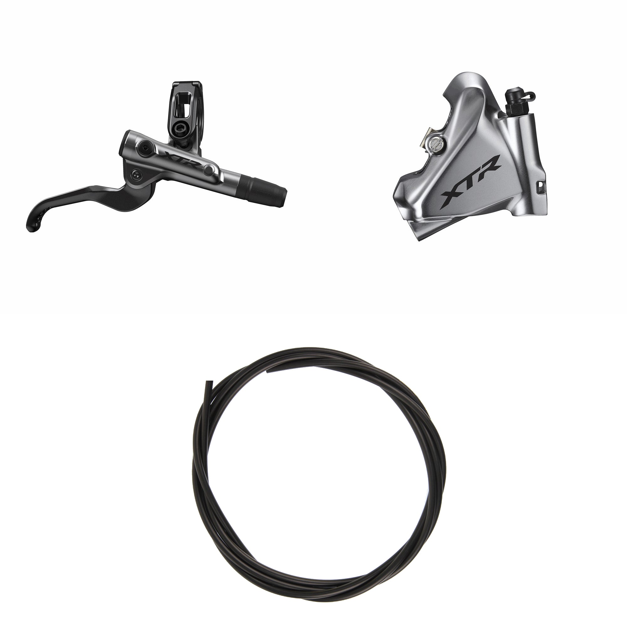 Kit Freno Disco HidrĂĄulico Shimano XTR BR-M9110/BL-M9100 Trasero/Derecho Resina Sin Aletas/Adaptador Latiguillo 1700mm Negro #2