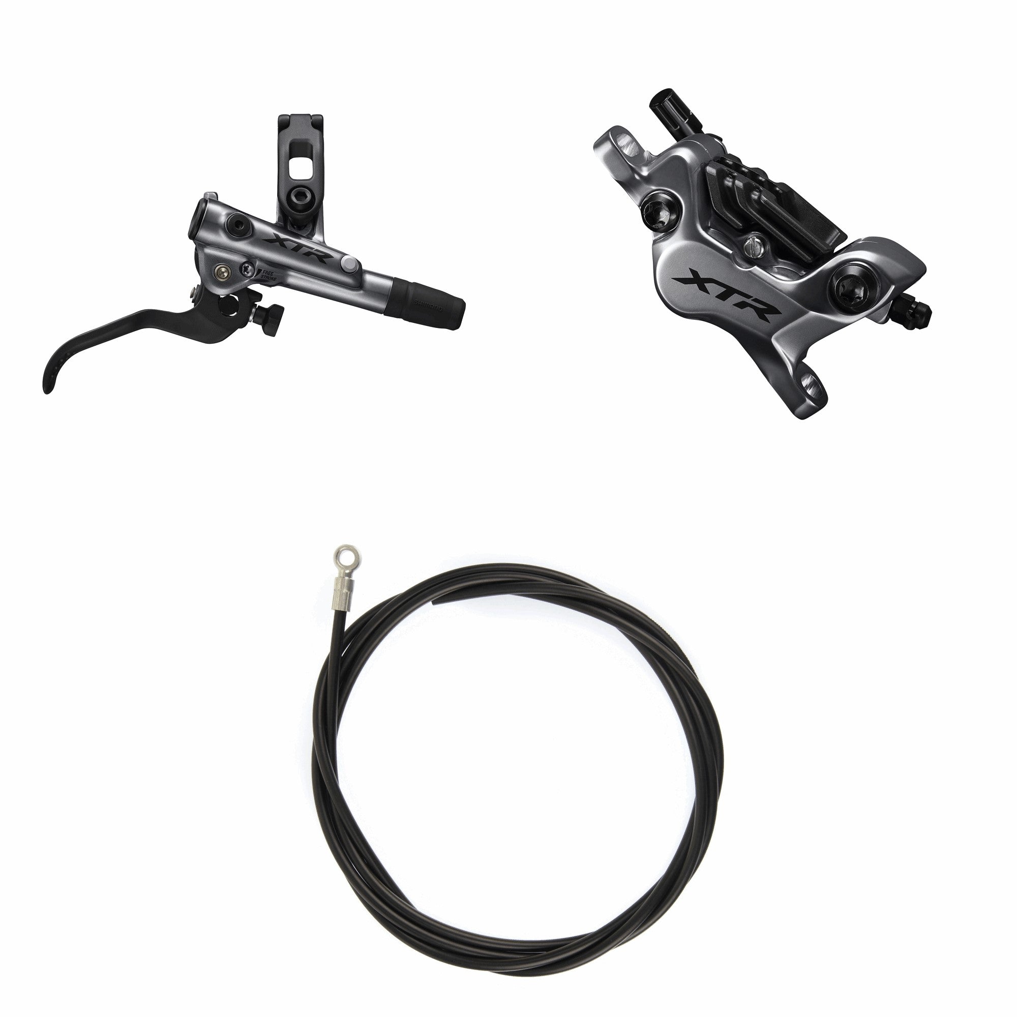 Kit Freno Disco HidrĂĄulico Shimano XTR BR-M9120/BL-M9120 Trasero/Derecho Metal Aletas Sin Adaptador Latiguillo 1700mm Negro #2