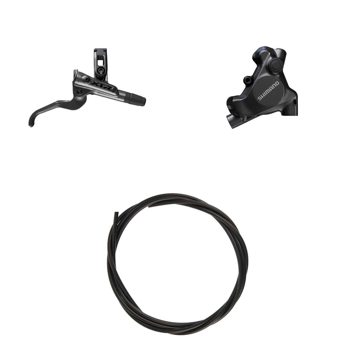 Kit Freno Disco HidrĂĄulico Shimano XTR BR-MT805/BL-M9200 Trasero/Derecho Resina Sin Aletas/Adaptador Latiguillo 1700mm Negro