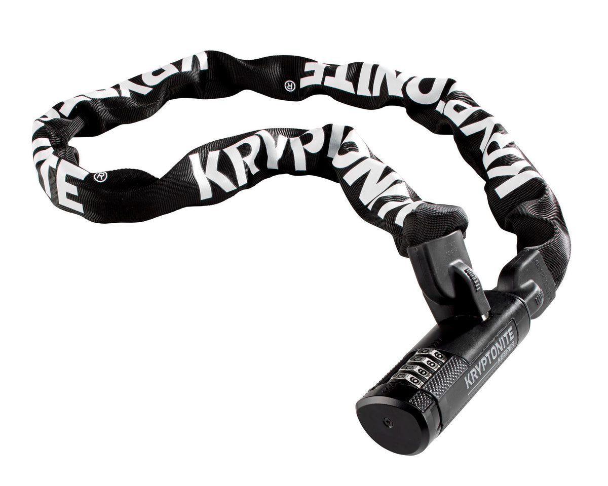Kryptonite Cadena Antirrobo Keeper 712 Kit 7mmx120cm Integrada Negro