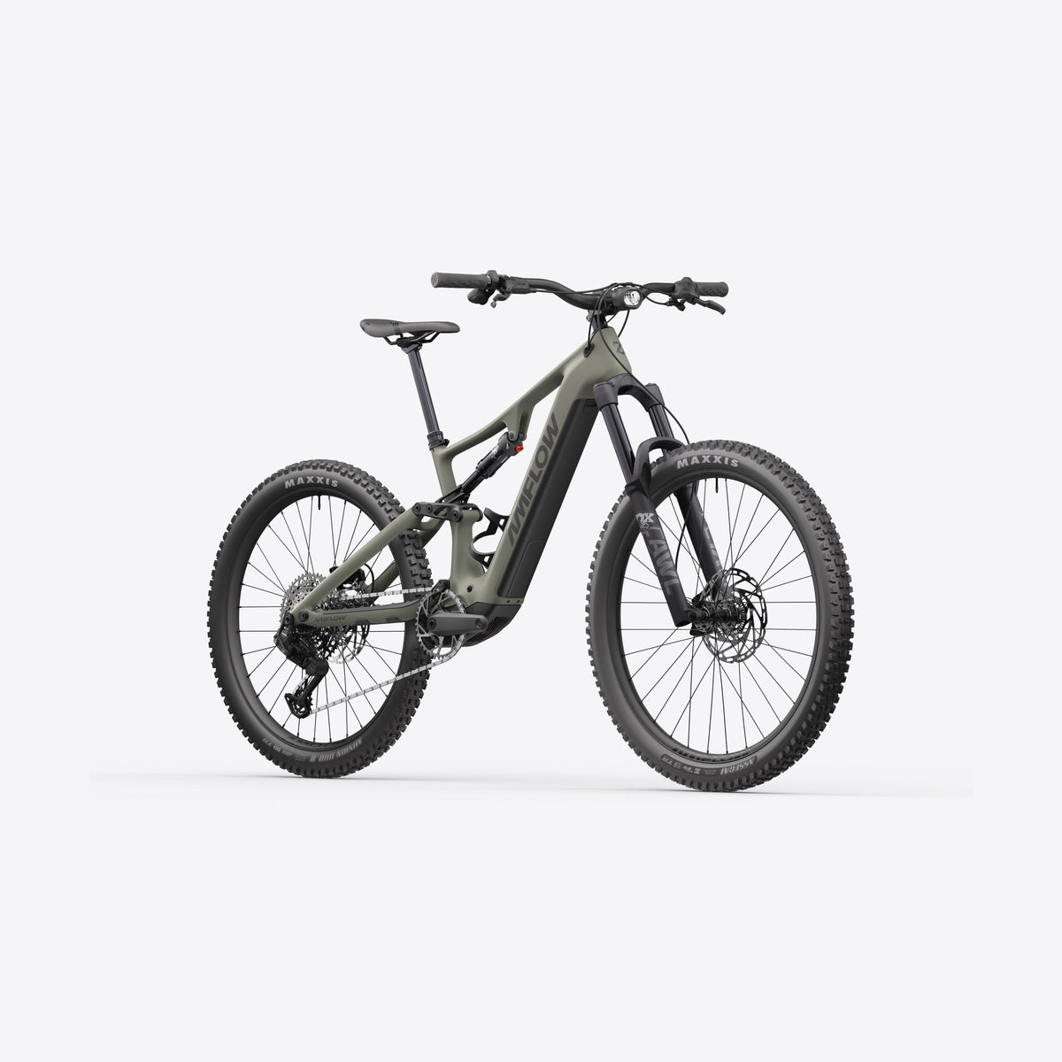 Amflow PR Carbon EU 800Wh Battery Mullet Verde Musgo #2