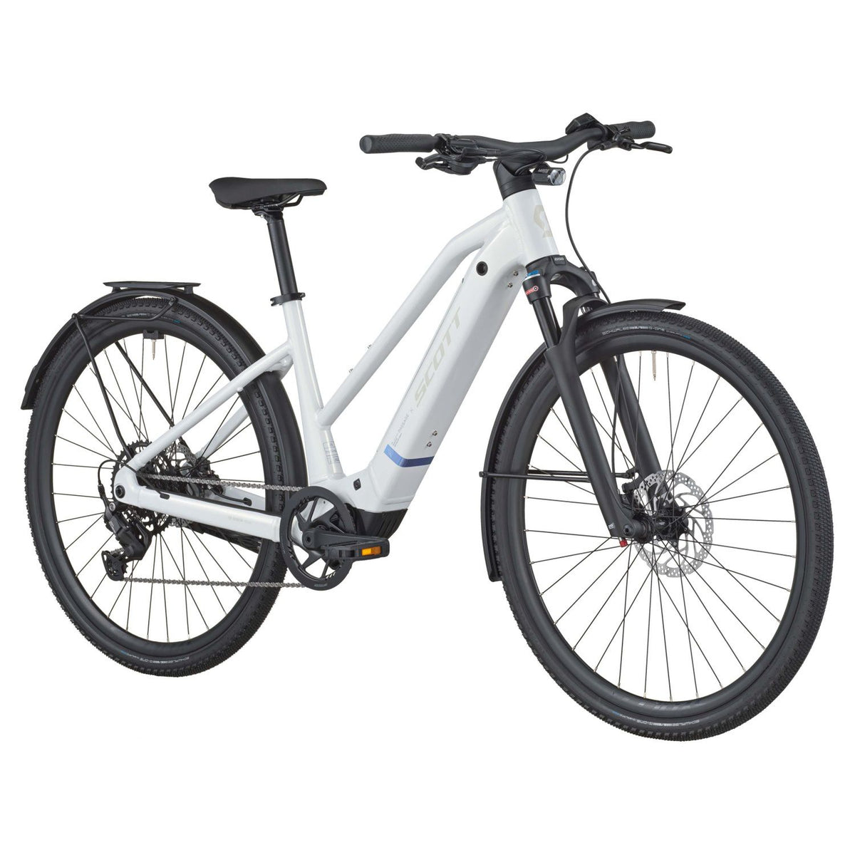 Bicicletas Eléctricas eUrbanas Scott Passage 20 Slope 2026 Bianco White