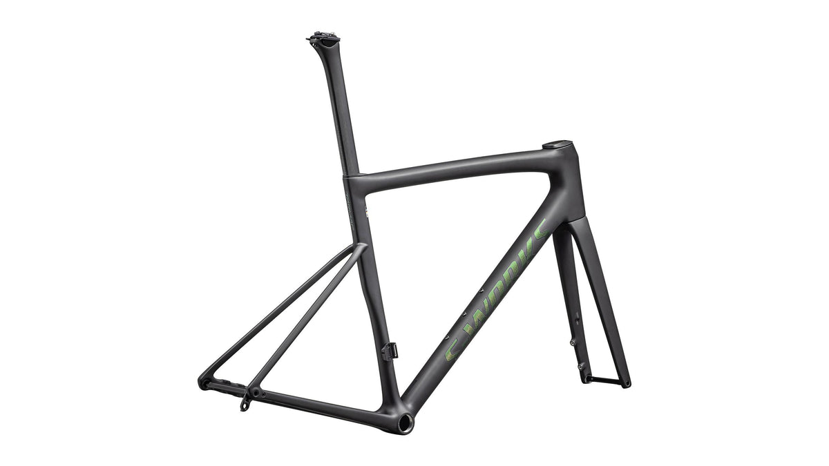 S-Works Tarmac SL8 RTP Cuadro Carretera Specialized 2025 Satin Carbon Rtp/Silver To Green Pearl #3