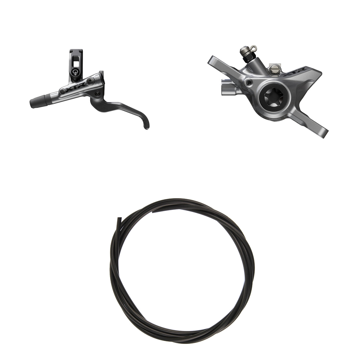 Kit Freno Disco Hidráulico Shimano XTR BR-M9200/BL-M9200 Delantero/Izquierdo Resina Sin Aletas/Adaptador Latiguillo 1000mm Negro #2