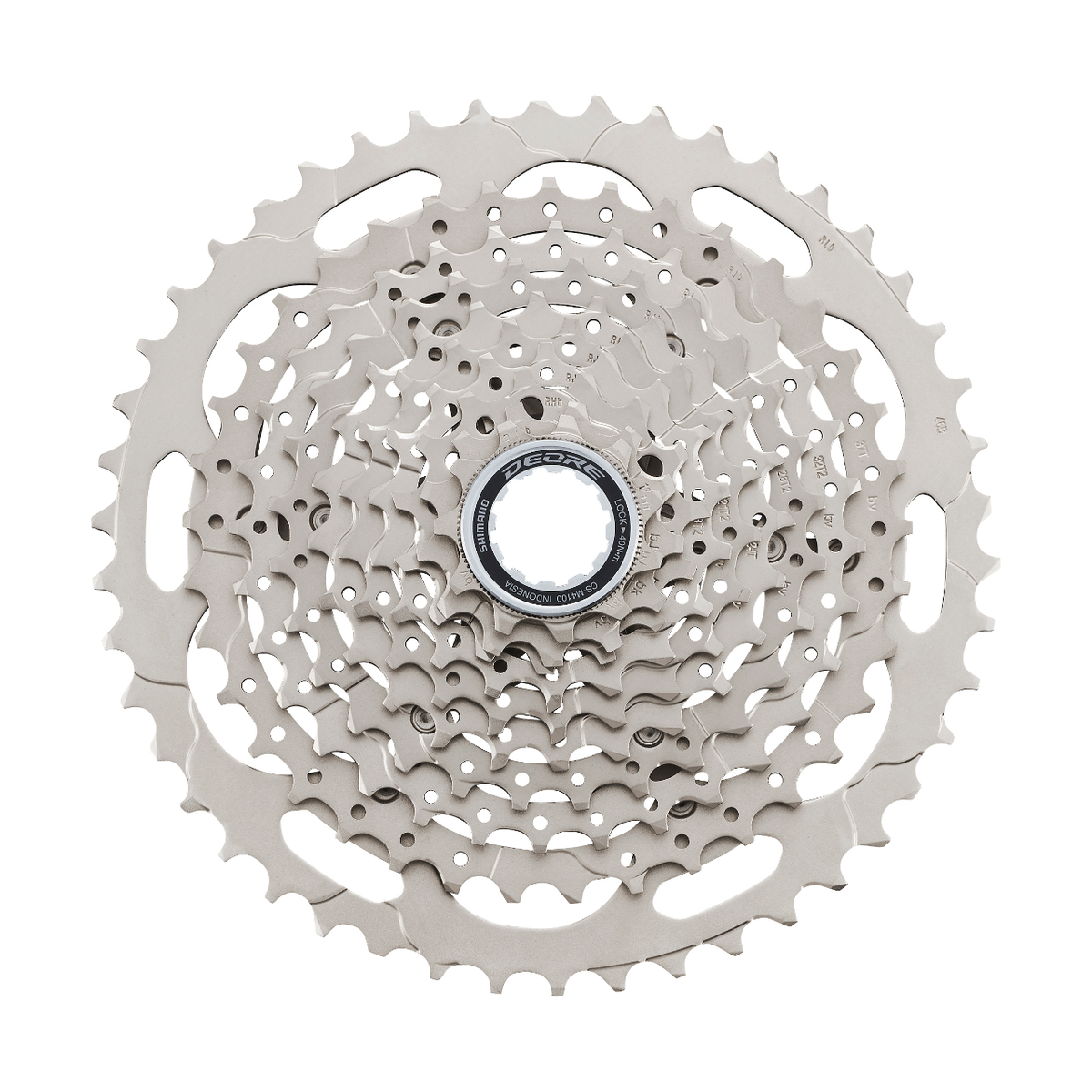 Casete Shimano Deore CS-M4100 10v Gris