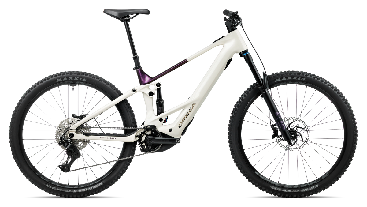 Bicicletas Eléctricas eEnduro Orbea Wild TR H10 2027 White Cream/Sunset Gloss