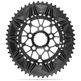 Absolute Black Chainset Oval Direct Mount Cannondale Hollowgram 2x11s Aluminium Svart